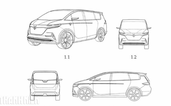 11 thiết kế ô tô mới được VinFast đăng ký bảo hộ