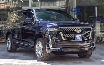 Cận cảnh Cadillac Escalade 2021 V8 đầu tiên tại Việt Nam