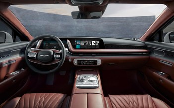 Nội thất Genesis G90 2022 'sang chảnh' không kém Mercedes S-Class