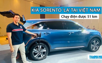 Kia Sorento phiên bản 'lạ' xuất hiện tại Việt Nam, có thể chạy bằng điện