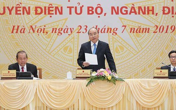 Thủ tướng: ‘Chính phủ điện tử mà người dân, doanh nghiệp không dùng là thất bại’