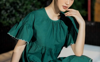 Ai cũng muốn kết thân với trang phục màu xanh lá khi hè về