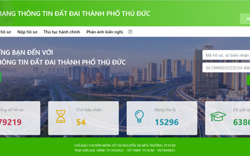 TP.Thủ Đức công bố trang thông tin về lĩnh vực đất đai