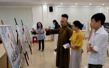 Báo Giác Ngộ khai mạc triển lãm mỹ thuật 'Đạo và Phật'