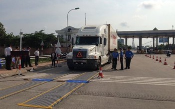 Thí điểm 4 trạm cân xe tự động