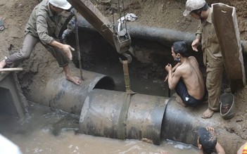 Khởi tố thêm 7 bị can trong vụ vỡ đường ống nước sông Đà