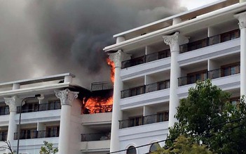 Cháy khách sạn 5 sao Bavico Plaza Đà Lạt