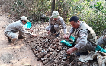 Hơn 1.000 quả đạn pháo lẫn trong... rác sinh hoạt ở dốc Cổng Trời