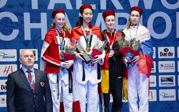 Kim Ngân giành HCV trẻ taekwondo thế giới