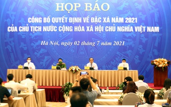 Công bố quyết định đặc xá năm 2021 của Chủ tịch nước