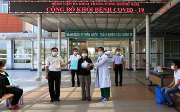 Sáng 18.8, 11 ca nhiễm Covid-19 ở Quảng Nam vui mừng nhận công bố khỏi bệnh