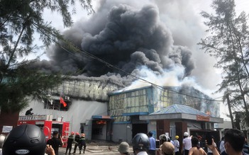 Quảng Nam: Cháy lớn tại Công ty may Woochang Việt Nam