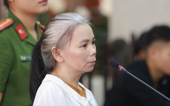 Bùi Thị Kim Thu tóc bạc trắng cùng chồng và các bị cáo hầu tòa phúc thẩm