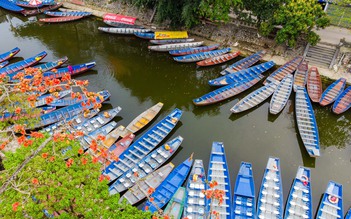 Đò chùa Hương đã sẵn sàng trước ngày khai hội