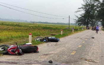 4 xe máy tông liên hoàn khiến 5 người chết: Nạn nhân lớn nhất mới 18 tuổi