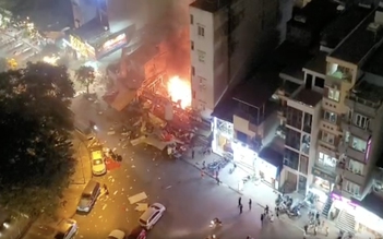 Vụ cháy nổ, 3 người bị thương ở Hà Nội: Do nổ bình gas mini
