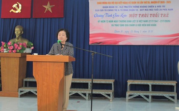 Nguyên Phó chủ tịch nước Trương Mỹ Hoa: 'Người trẻ cần phải có ý chí, quyết tâm'
