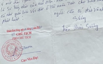 Cà Mau: Đề nghị 1 phó chủ tịch xã giải trình việc giấy tay cầm cố nhà đất có con dấu