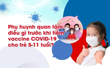 Phụ huynh quan tâm điều gì trước khi tiêm vaccine COVID-19 cho trẻ 5-11 tuổi?