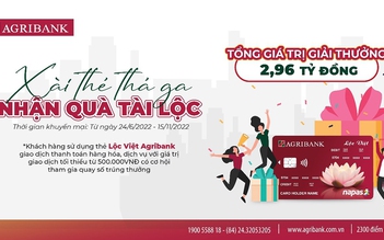 Xài thẻ thả ga - Nhận quà tài lộc cùng thẻ Lộc Việt Agribank