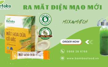 Mật hoa dừa cô đặc Detoko thay đổi diện mạo mới