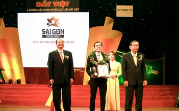 Sài Gòn Thiên Phúc nhận giải thưởng ‘Top 10 thương hiệu mạnh Đất Việt 2017’