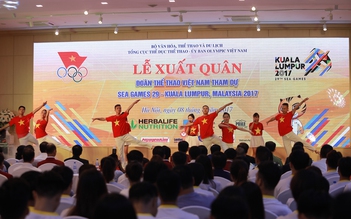 Lễ xuất quân Đoàn thể thao Việt Nam dự SEA Games 29: Chung sức bước đến thành công