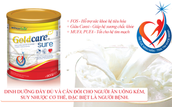 GoldCare Sure (Wincofood): Dinh dưỡng cho phục hồi sức khỏe