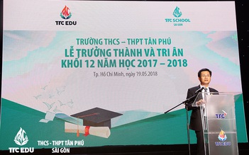 Lễ tri ân và trưởng thành của học sinh Trường THCS - THPT Tân Phú