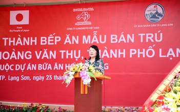 'Bếp ăn mẫu bán trú' với đầu tư hơn 2,3 tỉ đồng đưa vào hoạt động