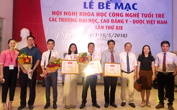 ĐH Duy Tân và 2 giải nhất tại Hội nghị KHCN Tuổi trẻ ngành Y - Dược