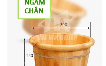 Lợi ích của việc ngâm chân bằng chậu gỗ