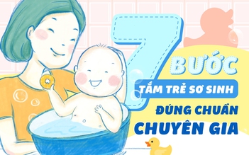 7 bước tắm trẻ sơ sinh đúng chuẩn chuyên gia
