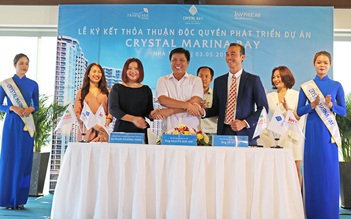 Crystal Bay ký kết độc quyền phát triển dự án Crystal Marina Bay