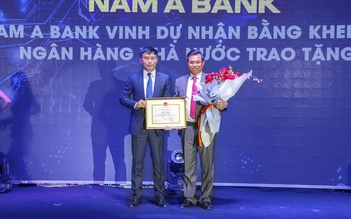 Nam A Bank nhận bằng khen của Thống đốc Ngân hàng Nhà nước Việt Nam