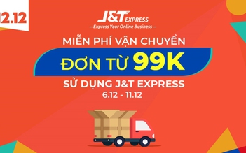 J&T Express miễn phí vận chuyển cho đơn hàng từ 99.000 đồng