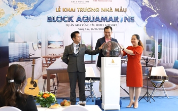 Căn hộ ‘resort’ Aquamarine khai trương nhà mẫu thu hút nhà đầu tư