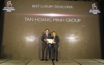 Tân Hoàng Minh lập cú hattrick giải thưởng lớn tại Dot Property Vietnam Awards 2020