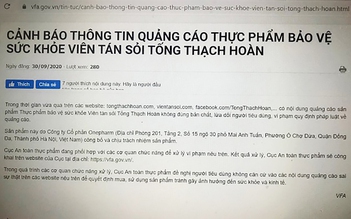 Great Tall có nội dung quảng cáo sai sự thật trên một số trang web