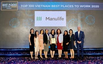 Manulife Việt Nam tiếp tục đứng đầu danh sách nơi làm việc tốt nhất ngành bảo hiểm