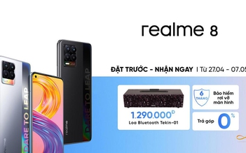 Tặng ngay loa Bluetooth Tekin-01 hơn 1 triệu đồng khi đặt trước realme 8 series