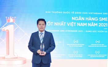 VietinBank đón nhận giải thưởng 'Ngân hàng SME tốt nhất Việt Nam năm 2021'