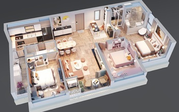 The Sang Residence hoàn thiện căn hộ mẫu - ngôi nhà mơ ước bên biển Mỹ Khê