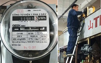 Lắp mới toàn bộ đồng hồ điện bị tố thuộc diện 'đồ cổ' ở chợ An Đông