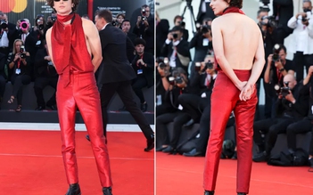 Timothée Chalamet đầy sexy lưỡng tính gây choáng ở LHP Venice 2022