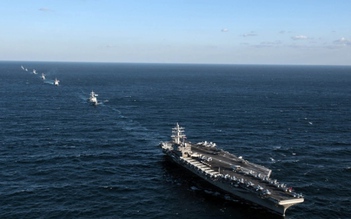 Máy bay săn ngầm Nga áp sát tàu sân bay Mỹ ở vùng biển Triều Tiên