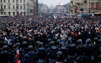 Nga bắt ngàn người biểu tình ủng hộ ông Navalny