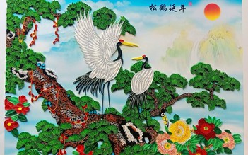 Cô gái 9X tạo nên những bức tranh giấy xoắn đầy sắc màu