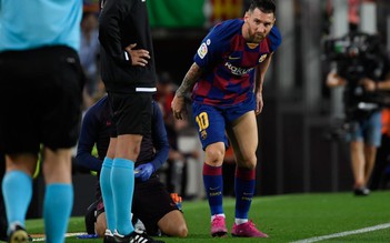HLV Ernesto Valverde thở phào khi Messi chỉ bị chấn thương nhẹ