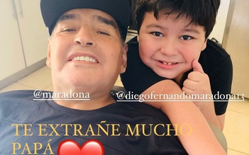 Diego Maradona phẫu thuật não, con trai cũng dính Covid-19 nặng phải nằm viện theo dõi